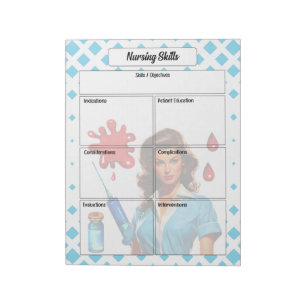 For A Living _ Nursing Skills Notepad
