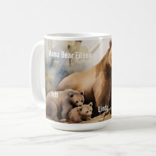 For A Mama Bear With Two Cubs On Mother's Day Coffee Mug