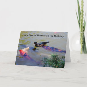 For a special brother on his birthday card