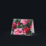 For a Special Sister Pink Red Roses Birthday Card<br><div class="desc">For a Special Sister Pink Yellow Roses Birthday</div>