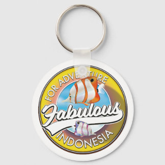 For Adventure Fabulous Indonesia logo Keychain