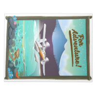 For Adventure! Sea plane travel poster