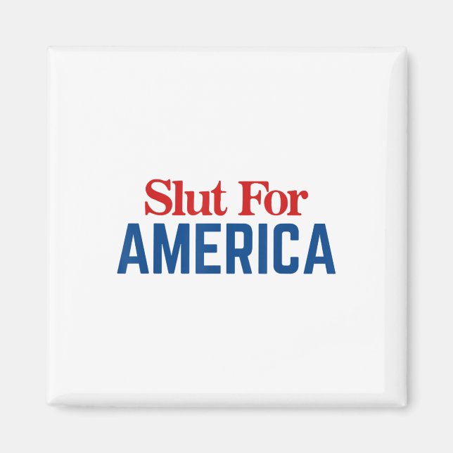 For America 4th Of July  Magnet (Front)