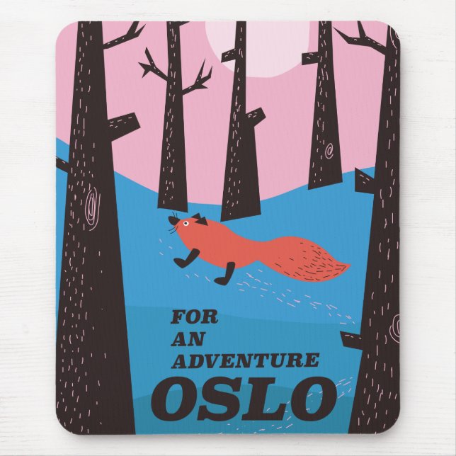 For An Adventure Oslo Mouse Pad (Front)