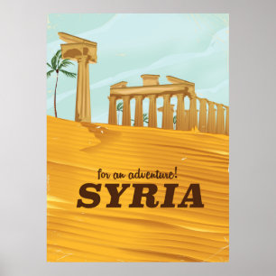 For an Adventure! Syria Temple of Bel Poster
