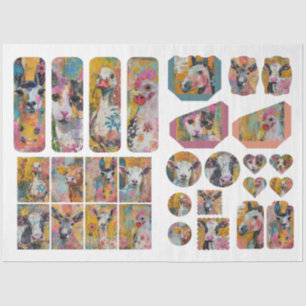  For Artists Farm Animal Junk Journal Ephemera Tissue Paper