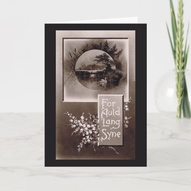 For Auld Lang Syne Holiday Card (Front)