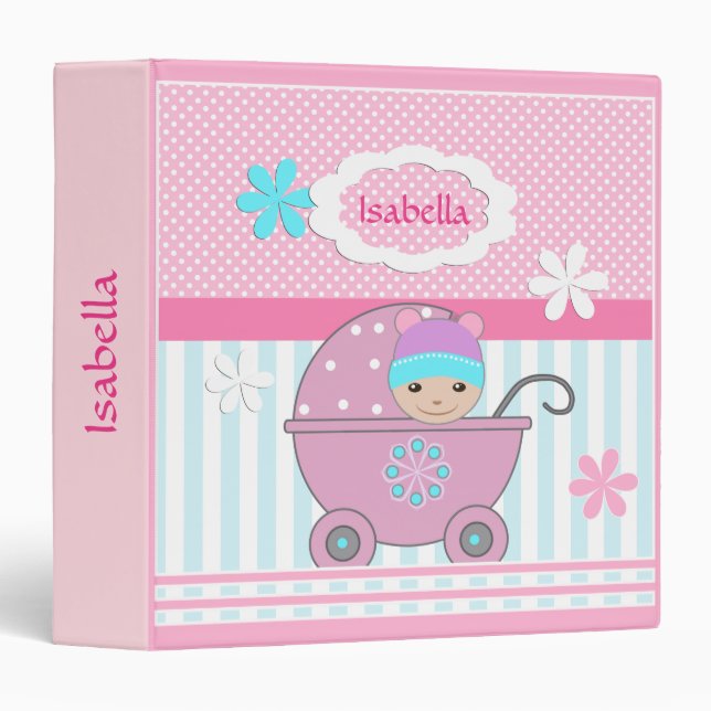 For baby girl, baby girl binder (Front/Spine)
