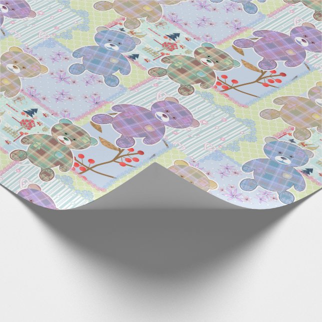 for baby , toddler wrapping paper (Corner)
