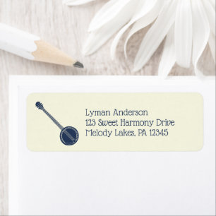 For Banjo Players Custom Return Address