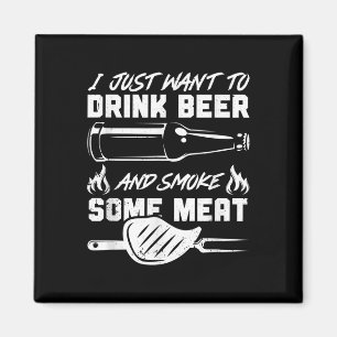 For Barbecue Grill & Meat Grilling Fans & Magnet