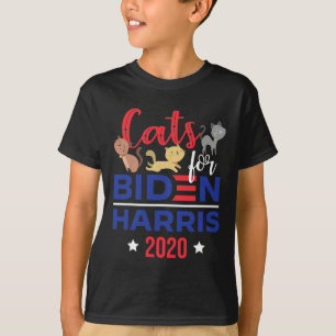 For Biden Harris - Cute Cat Lover Owner Democrat  T-Shirt