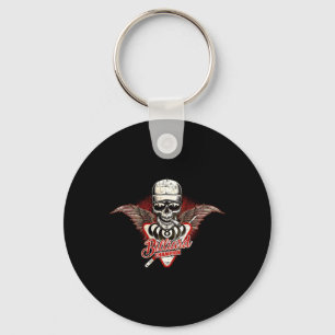 For Billiards Champion Players - Smoking Wings Sku Keychain