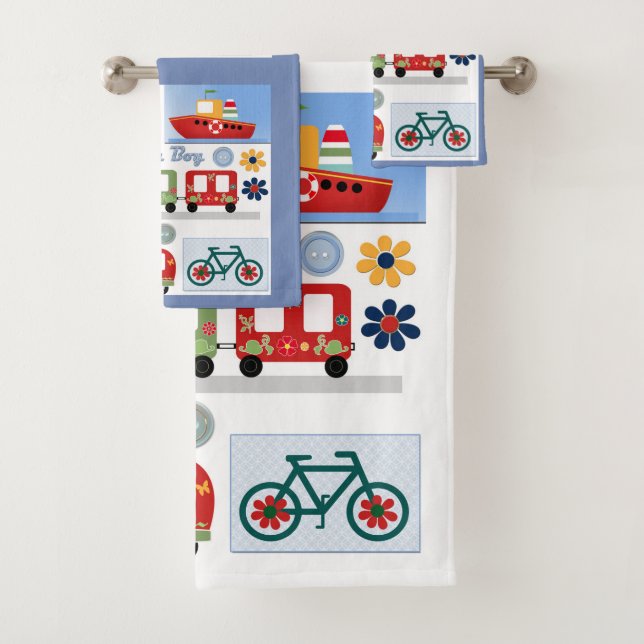 For boy bath towel set (Insitu)