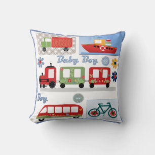 For boy throw pillow