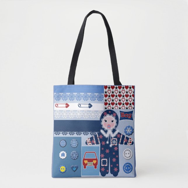 For boy tote bag (Front)