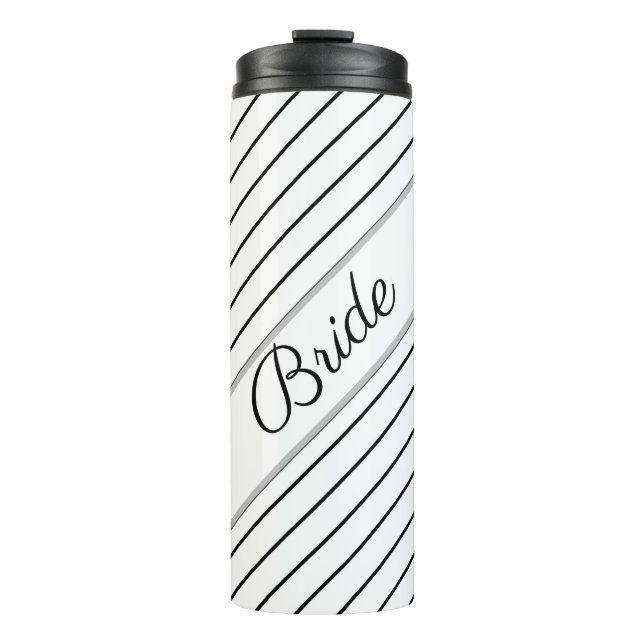For Brides Wedding Day Thermal Tumbler (Front)