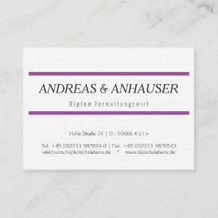 For brokers & real estate experts business card