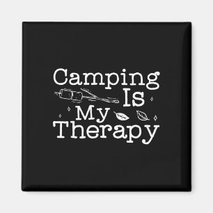 For campers_ camping is my therapy rv camp men magnet