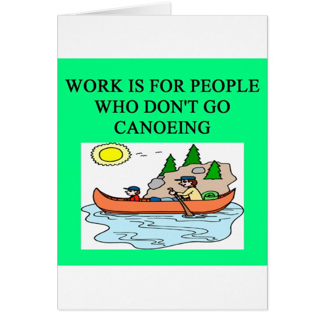 for canoeing lovers (Front)