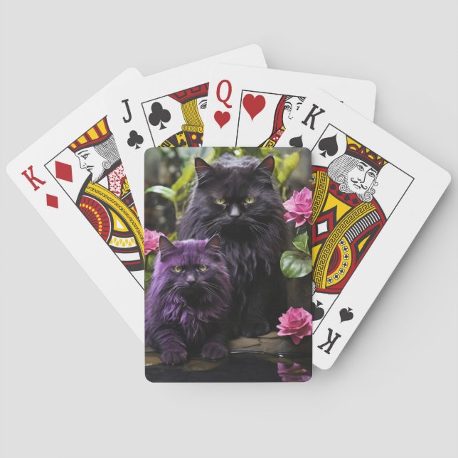 For cat lover only : playing cards (Back)