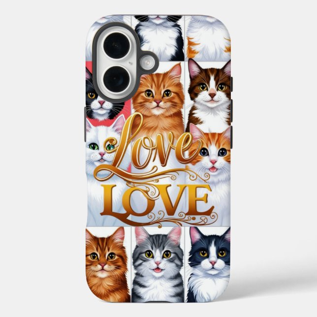 For cat lovers only, your new phone case with the  (Back)