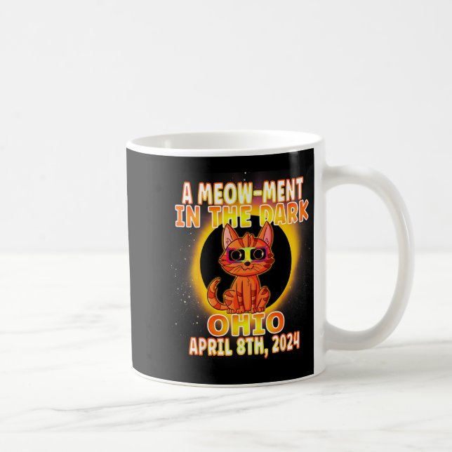 For Cat Total Solar Eclipse Pun Coffee Mug (Right)