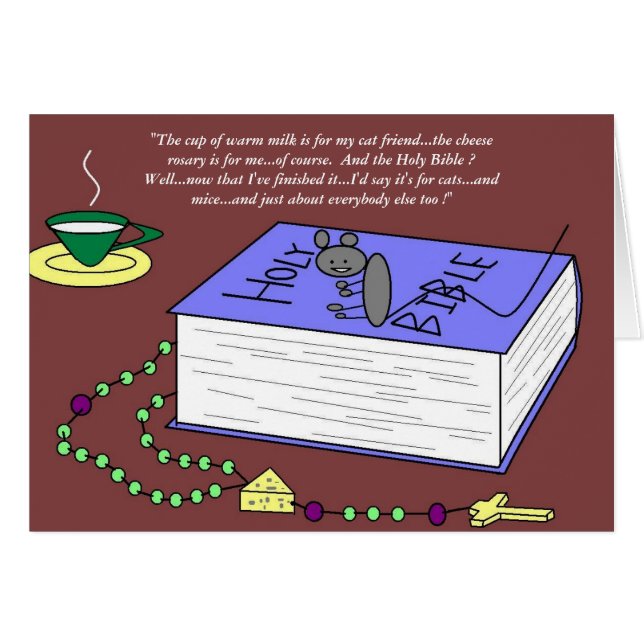 "...for Cats and Mice...and everybody else too !" (Front Horizontal)