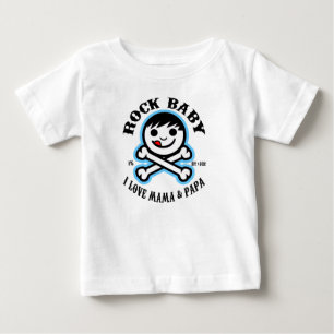 FOR CHARITY! Baby T-shirt ROCK BABY - Bee & Bone