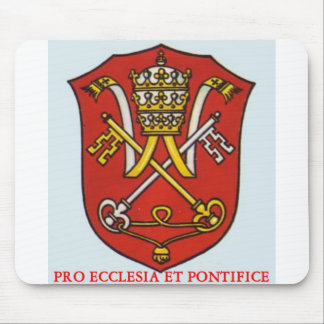FOR CHURCH AND POPE MOUSE PAD