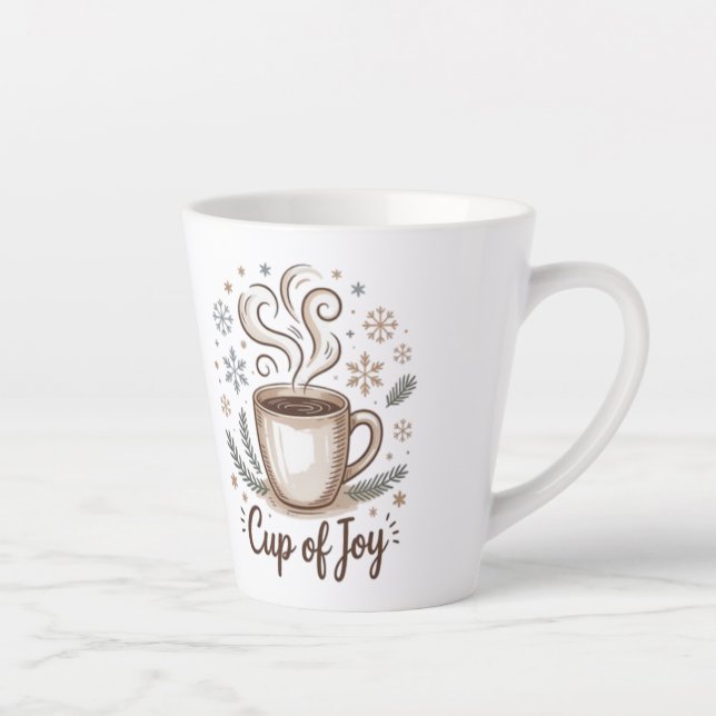 For Coffee lovers. Cup of Joy. Small Latter mug (Droite)