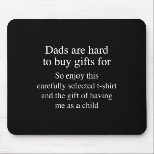 For Dads Who Are Hard To Buy For Funny Dad Men Fat Mouse Pad