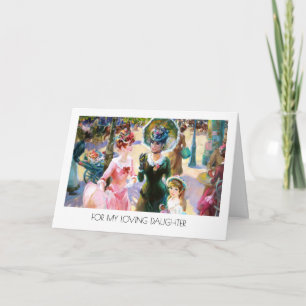 For Daughter on Mother's Day Fine Art Cards