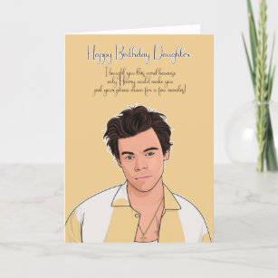For Daughter Styles Birthday Card