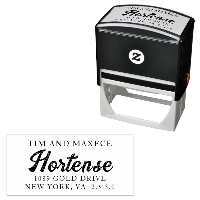 For Deposit Only Business Name  Self-inking Stamp (In Situ)