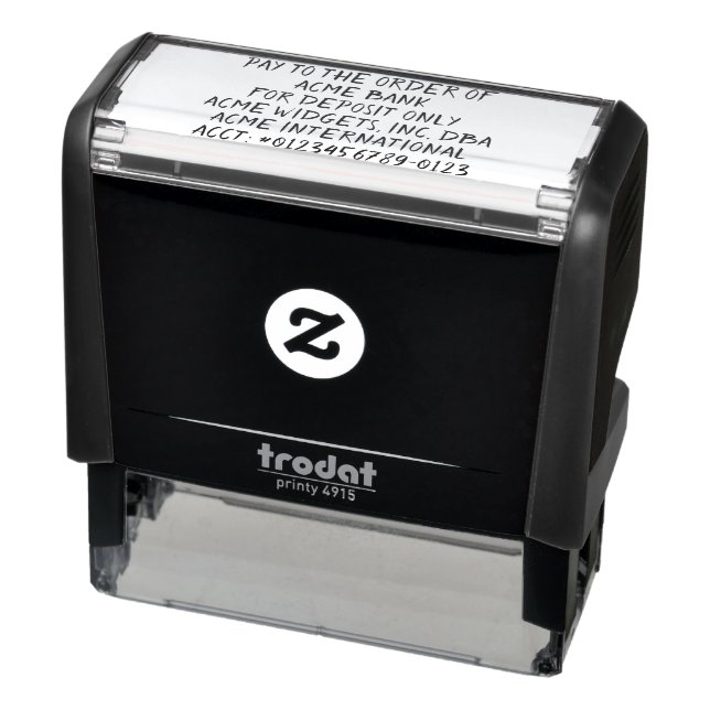 For Deposit Only Check Self-inking Stamp (Product)