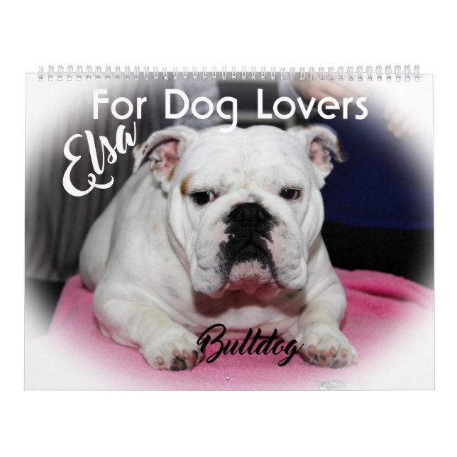 FOR DOG LOVERS 2020 CALENDAR (Cover)