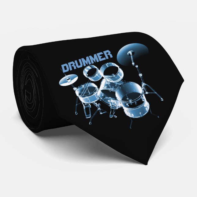 For Drummers | Personalized Gift Tie (Rolled)