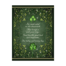 For Each Petal on the Shamrock - Irish Saying
