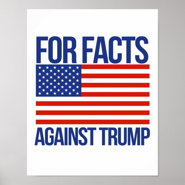 For Facts Against Trump - - Pro-Science - Poster (Front)