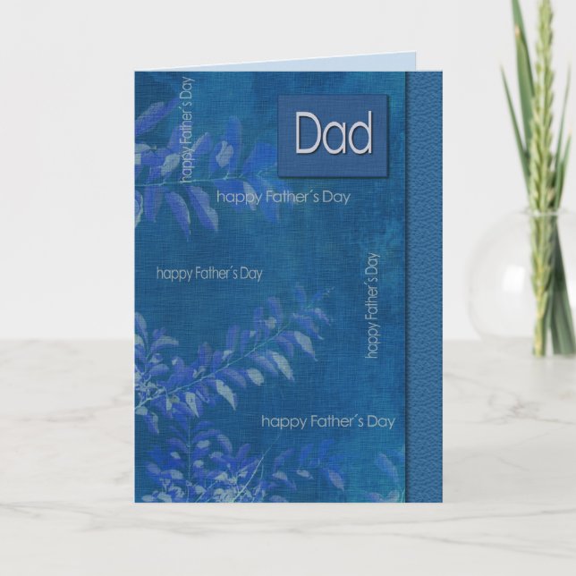 For Father on Father's Day  Card (Front)