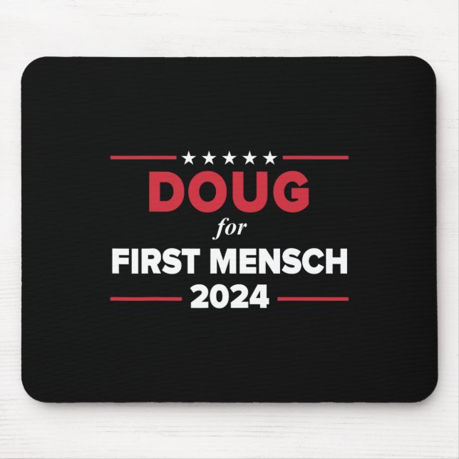 For First Mensch Kamala Doug 2024  Mouse Pad (Front)