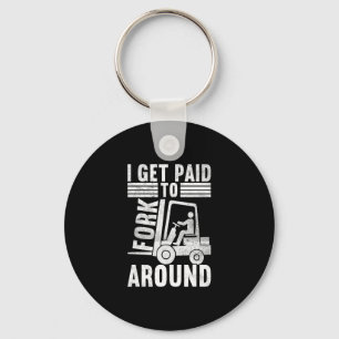 For Forklift Driver Forklift Operator Keychain
