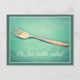 For Forks Sake! Postcard