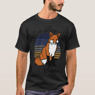 For Fox Sake Sarcastic Pun Joke Vintage Retro Suns T-Shirt