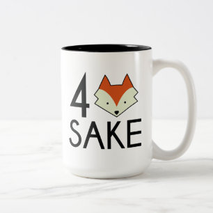 For Fox Sake Two-Tone Coffee Mug