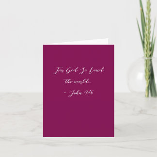 For God So Loved Holiday Card