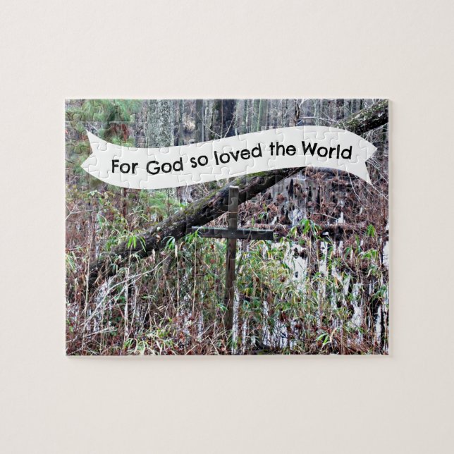 For God so loved the world... Jigsaw Puzzle (Horizontal)