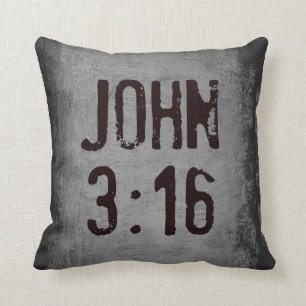 For God So Loved the World...John 3:16 Throw Pillow