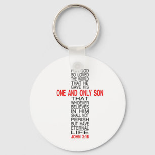 For God So Loved The World keychain